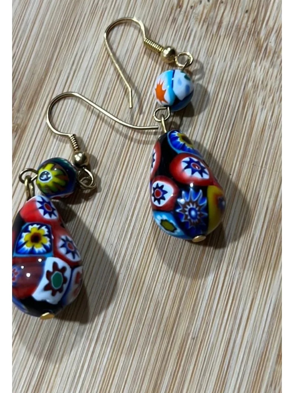Morano Glass French style Earrings